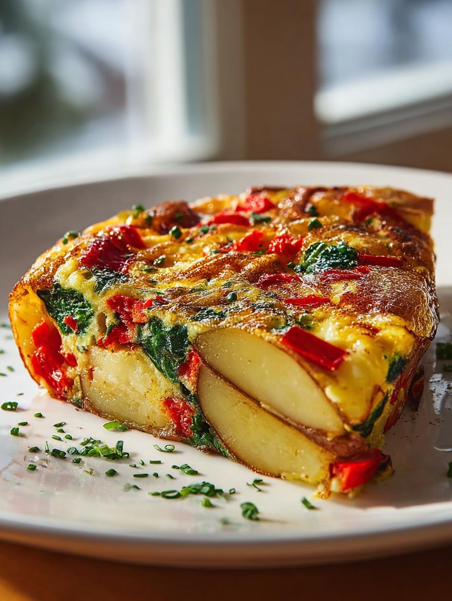 Hearty Potato Veggie Frittata: 8 Delicious Ways to Enjoy - Hearty Potato Veggie Frittata - additional detail