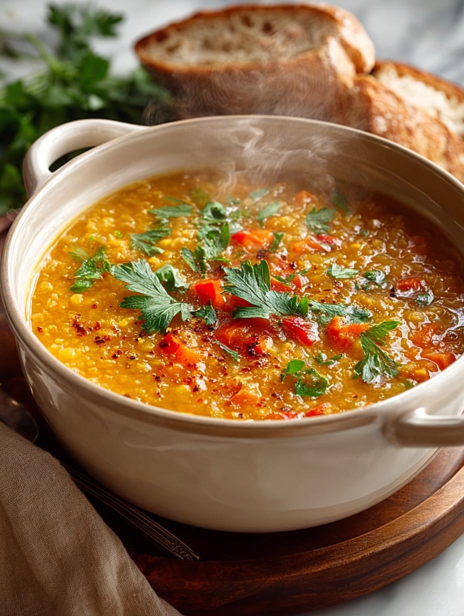 Hearty Red Lentil Soup: 6 Comforting Variations to Try - Hearty Red Lentil Soup - additional detail