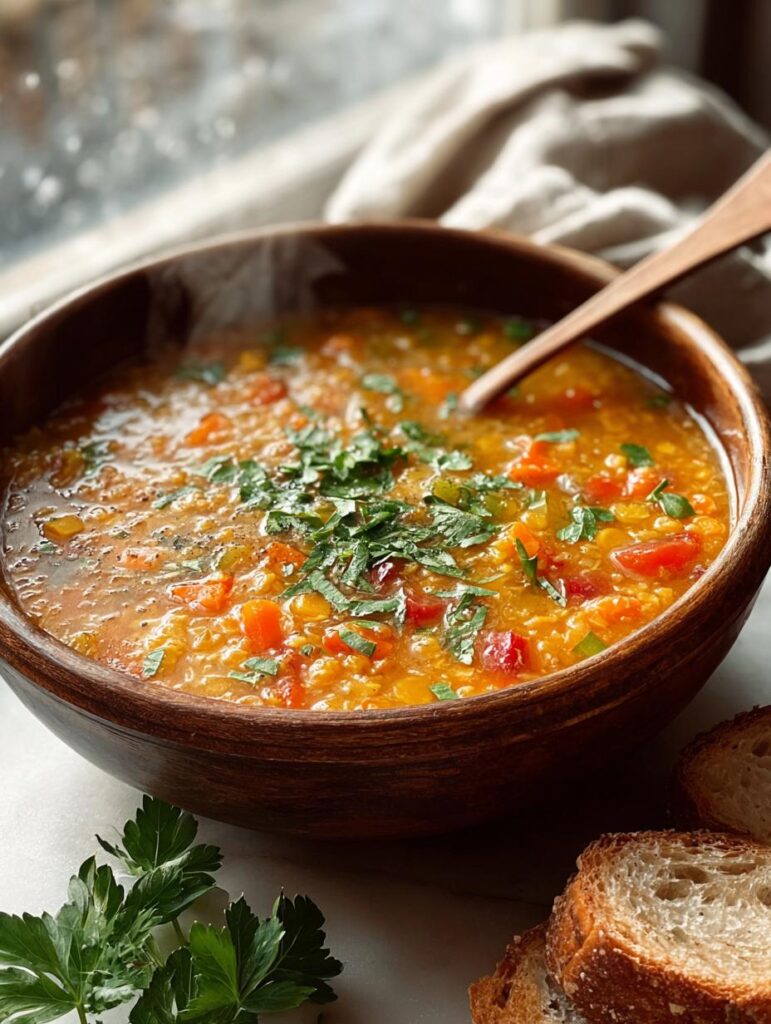 Hearty Red Lentil Soup