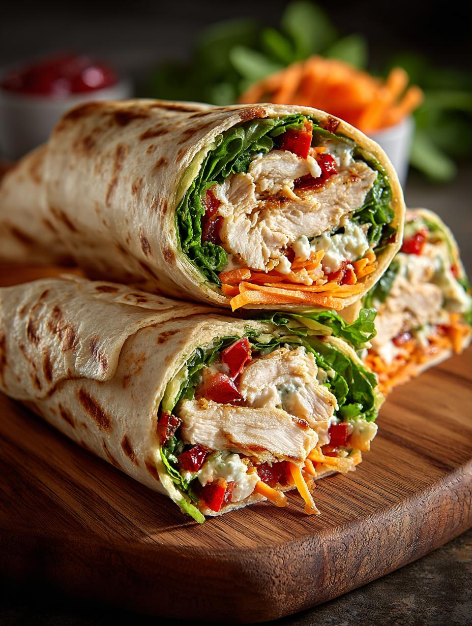 High Protein Chicken Wraps: 35g Protein Meal Prep Idea 5 High Protein Chicken Wraps: 35g Protein Meal Prep Idea - High Protein Chicken Wraps - main visual representation
