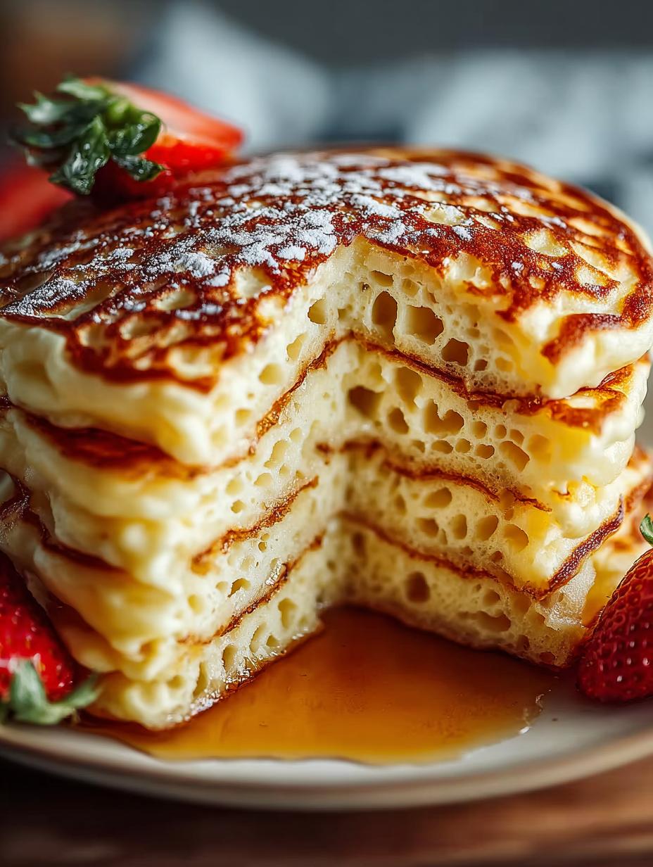 High Protein Fluffy Pancakes