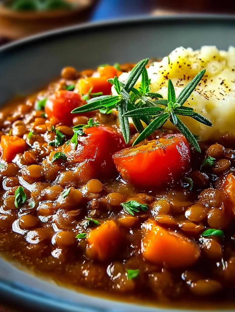 High Protein Lentil Stew