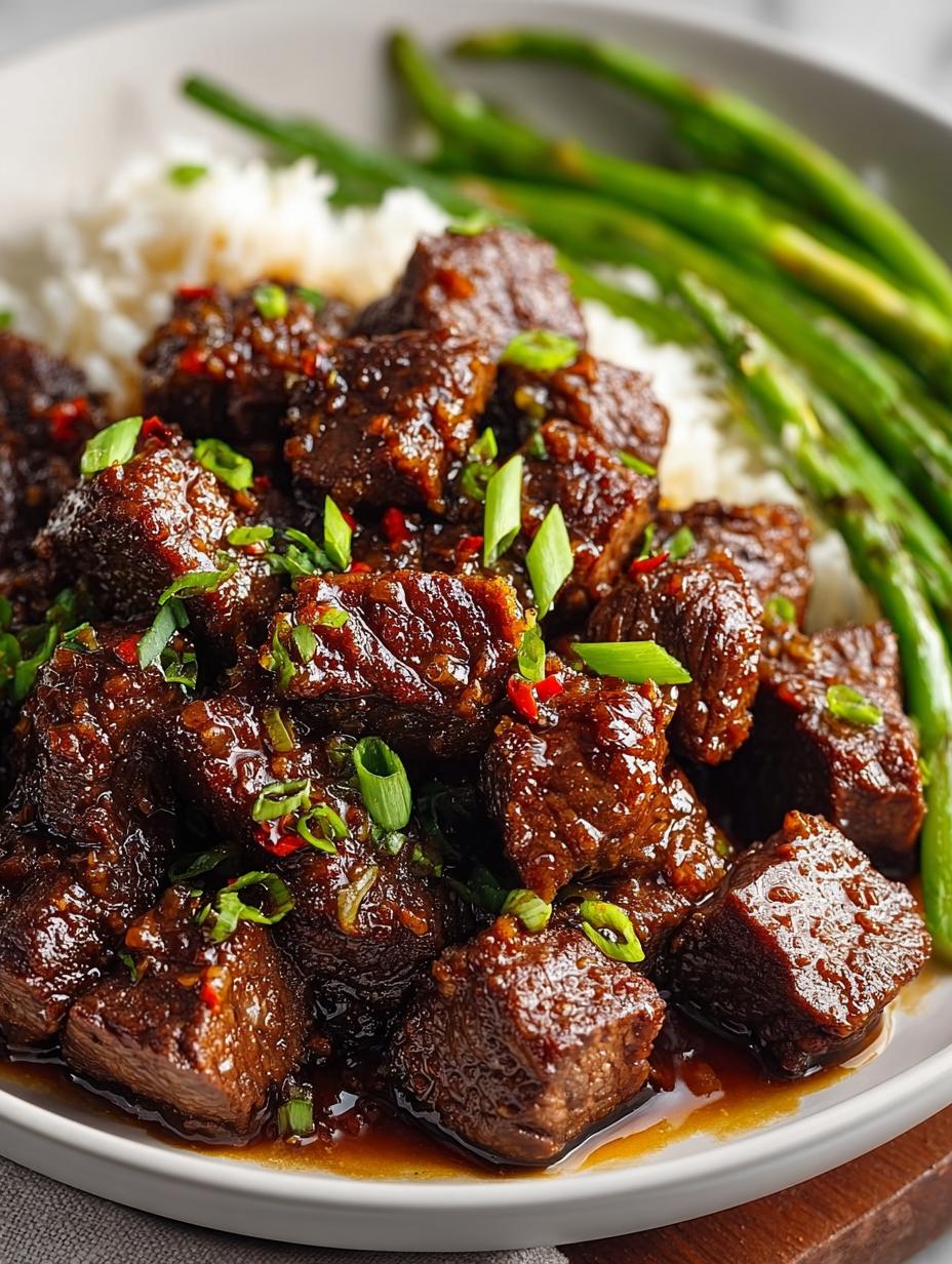 Honey Garlic Steak Bites
