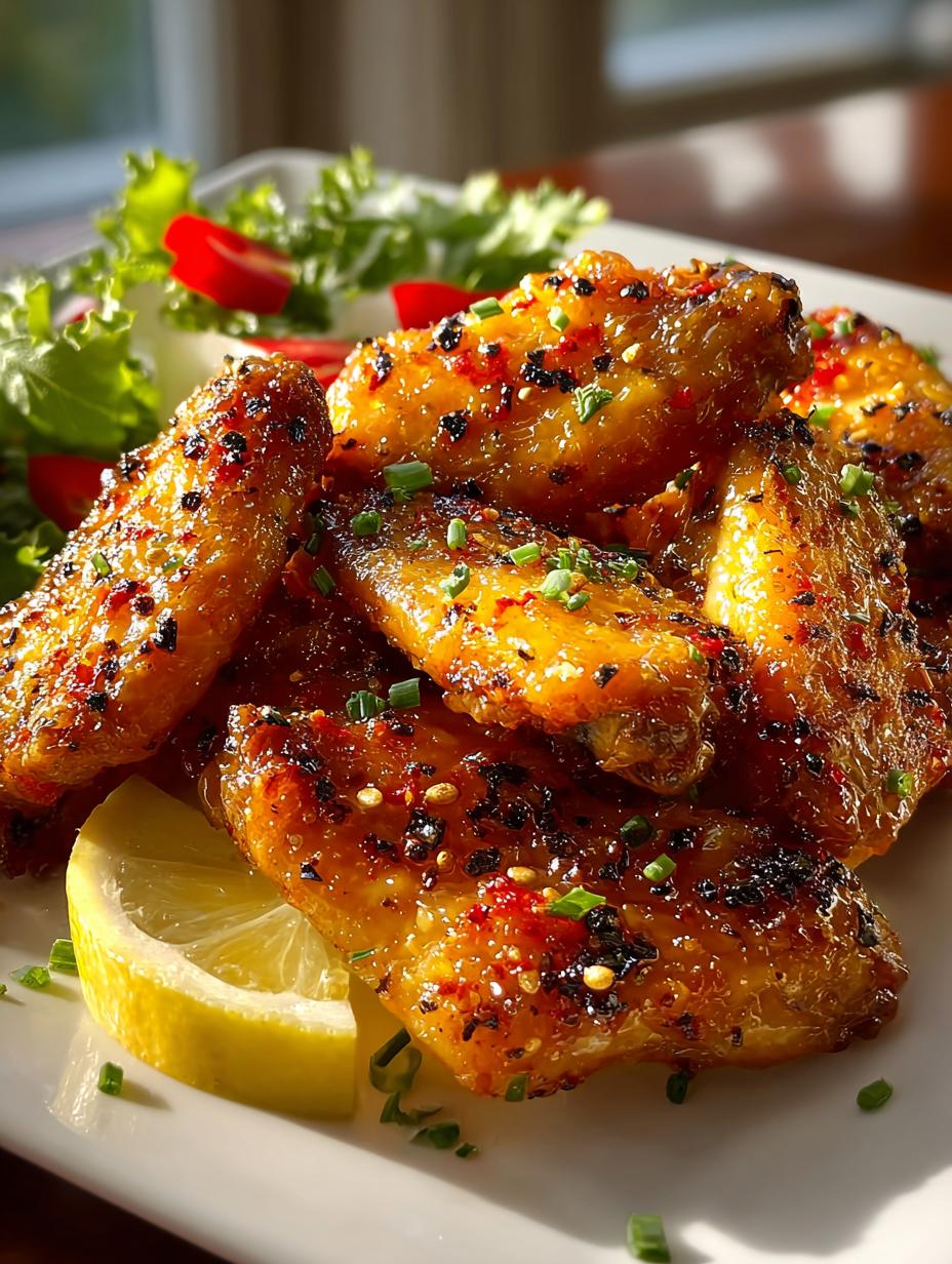 Best Honey Lemon Pepper Wings: Sweet, Zesty & Crispy - Honey Lemon Pepper Wings - main visual representation