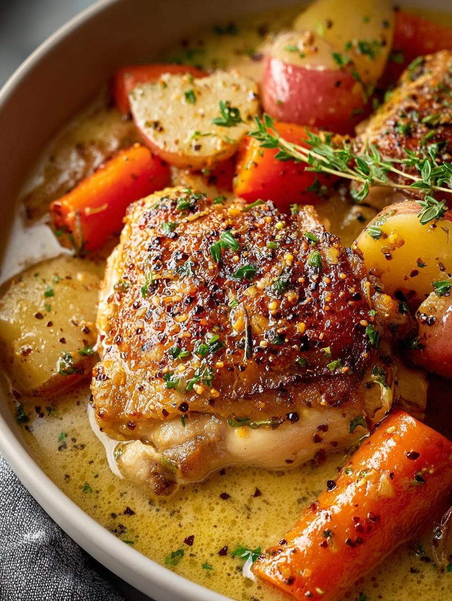 Honey Mustard Chicken Stew