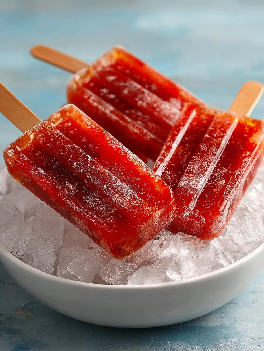 Refreshing Iced Tea Popsicles for Summer Chill - Iced Tea Popsicles - main visual representation