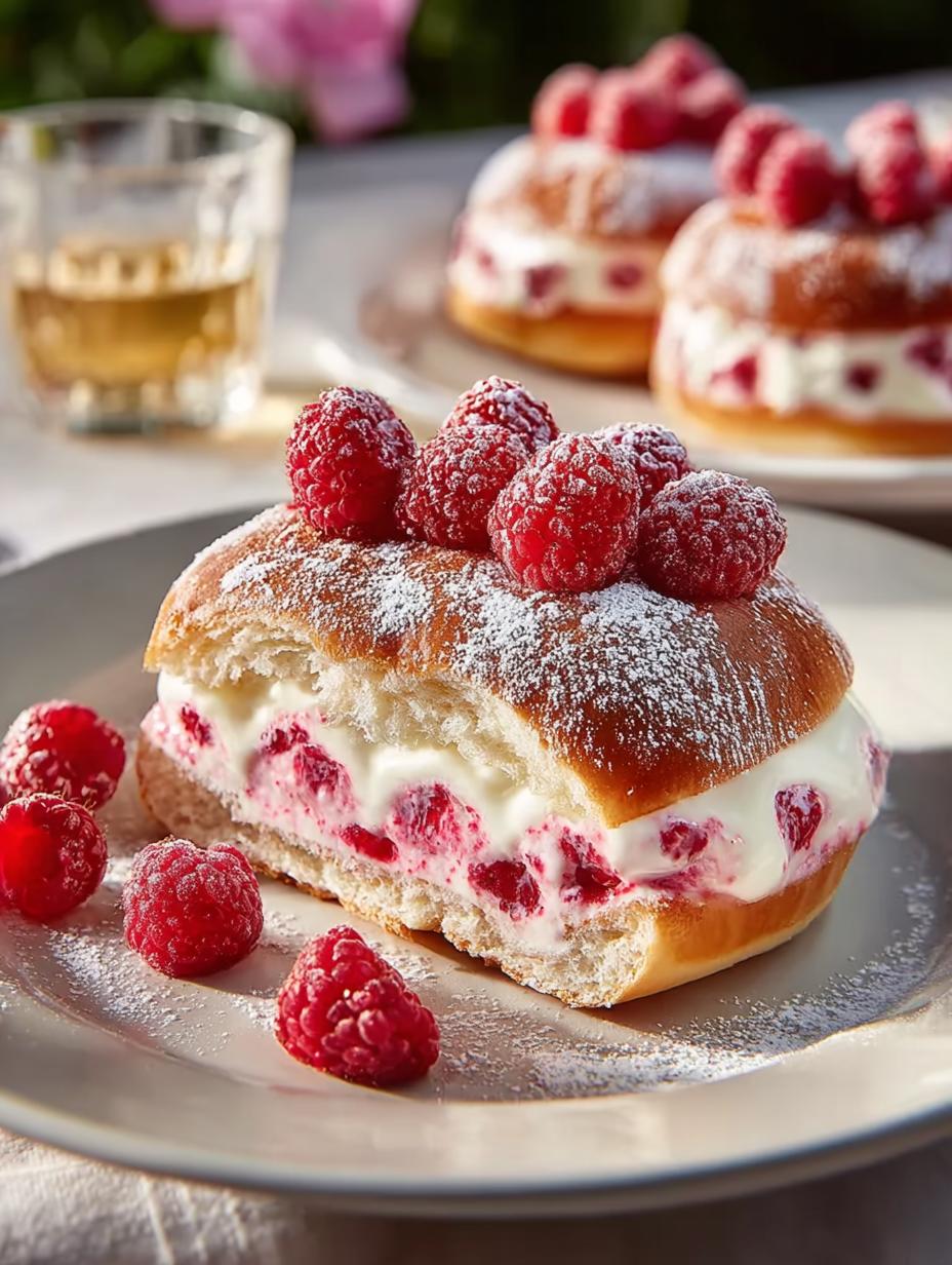 Irresistible Raspberry Cream Maritozzi: 12 Perfect Buns 5 Irresistible Raspberry Cream Maritozzi: 12 Perfect Buns - Irresistible Raspberry Cream Maritozzi - main visual representation