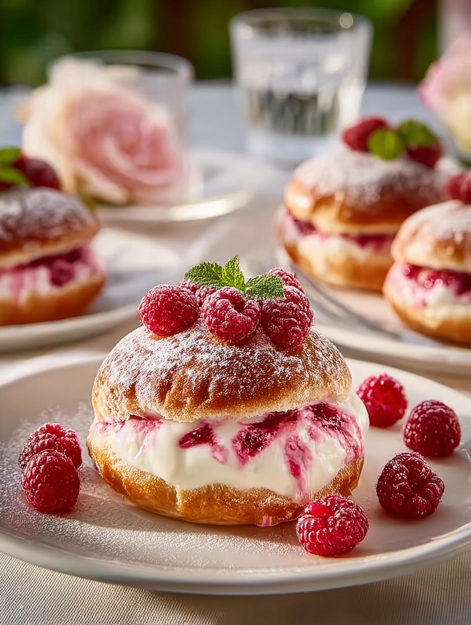 Irresistible Raspberry Cream Maritozzi: 12 Perfect Buns - Irresistible Raspberry Cream Maritozzi - additional detail