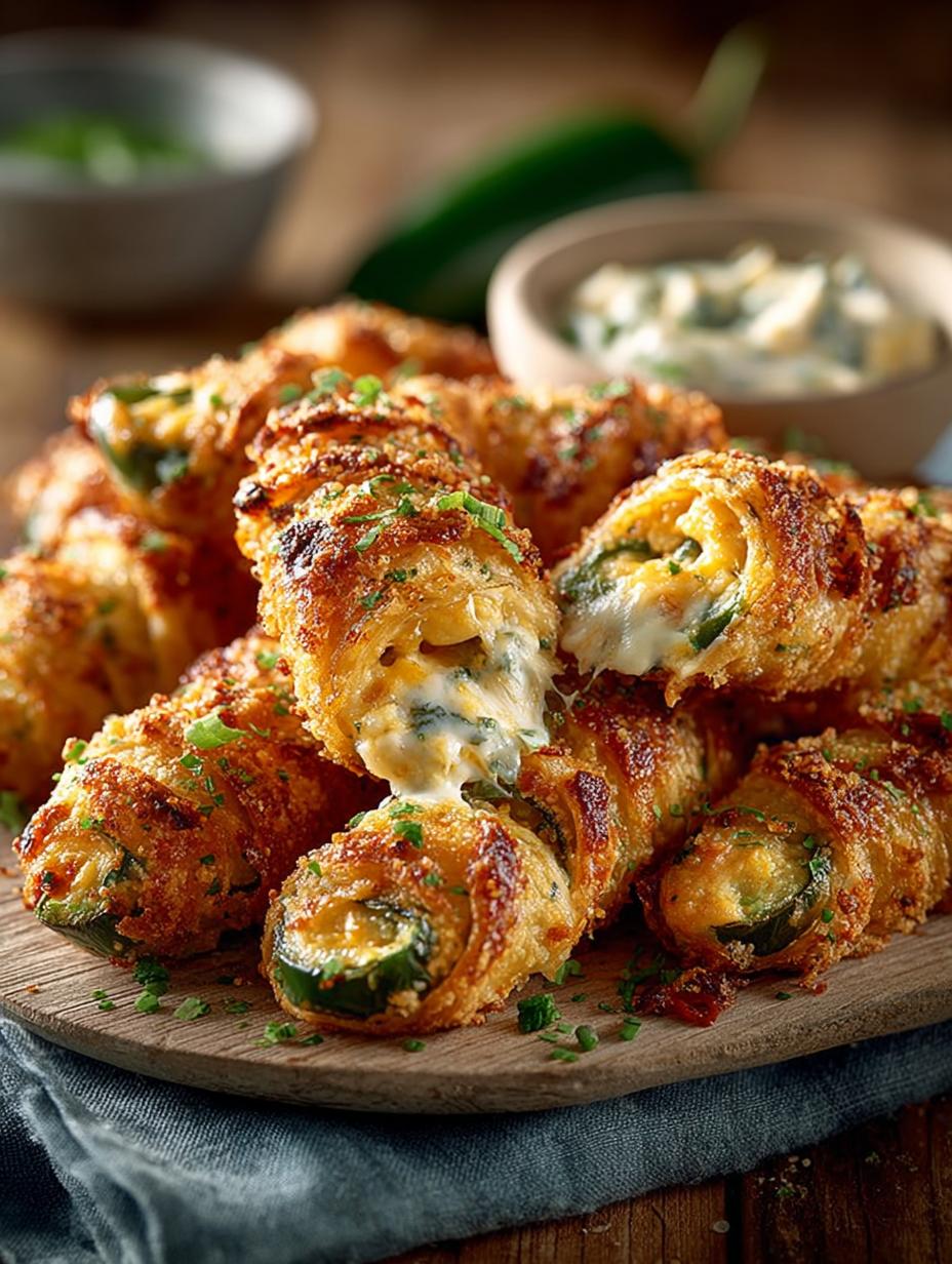 Irresistible Jalapeno Popper Twists fresh from the oven on a serving platter