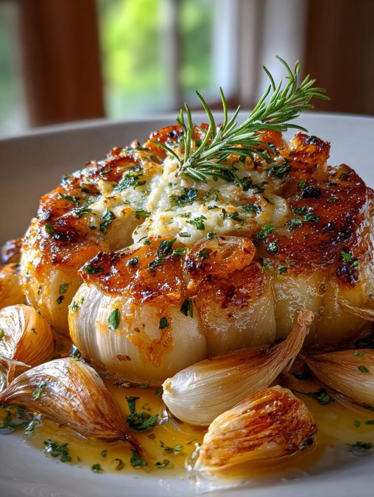 Juicy Roasted French Garlic