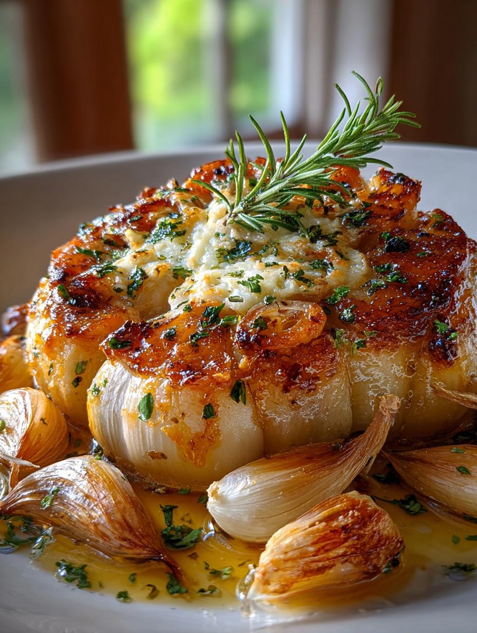 Juicy Roasted French Garlic