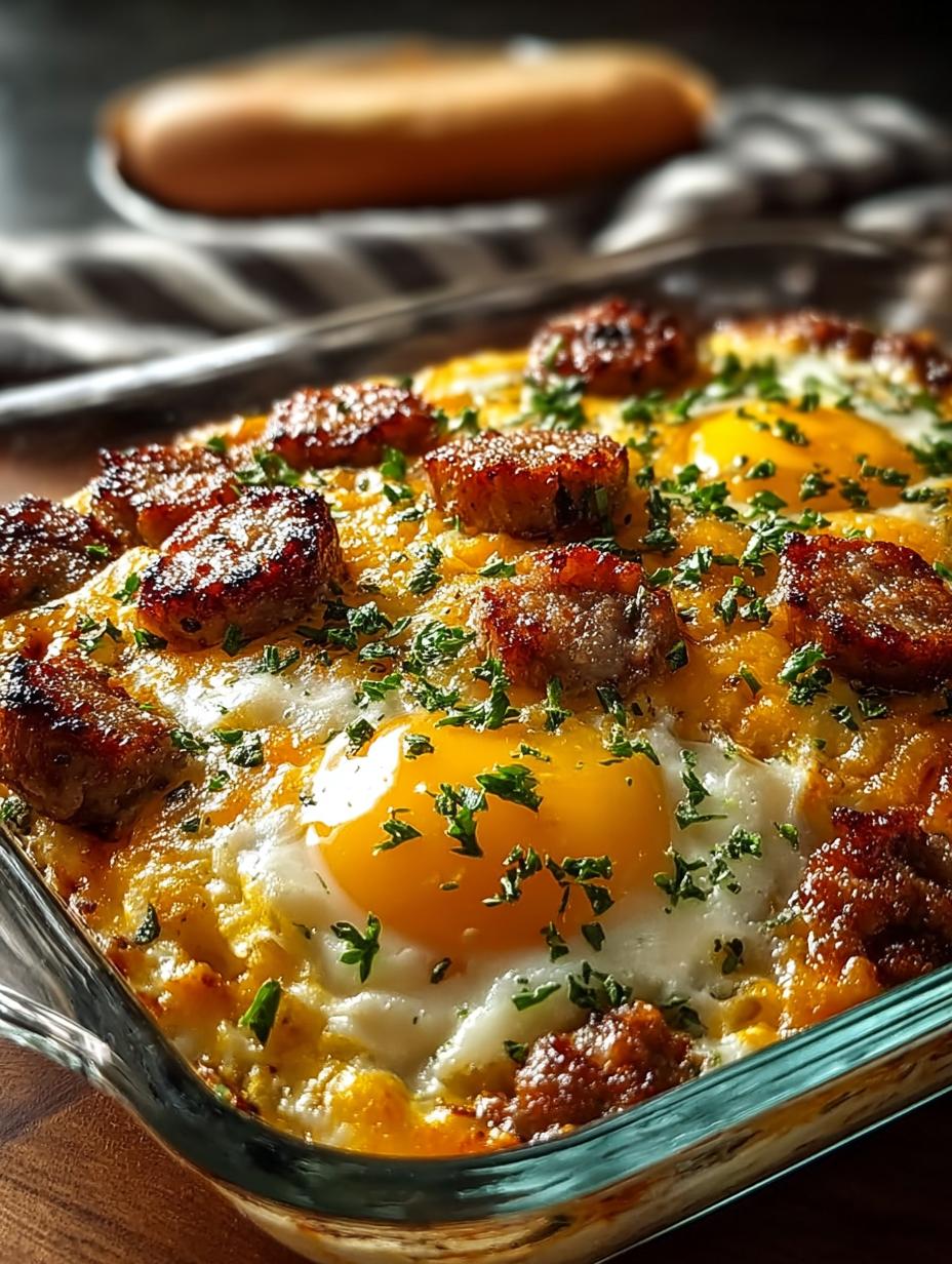 Delicious Keto Sausage Egg Breakfast Casserole Recipe - Keto Sausage Egg Breakfast - additional detail