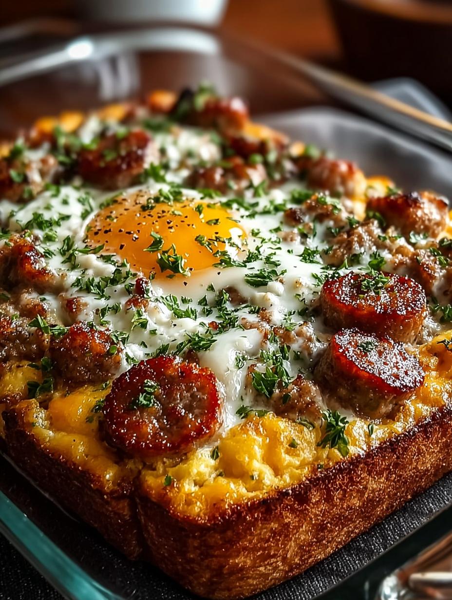 Keto Sausage Egg Breakfast
