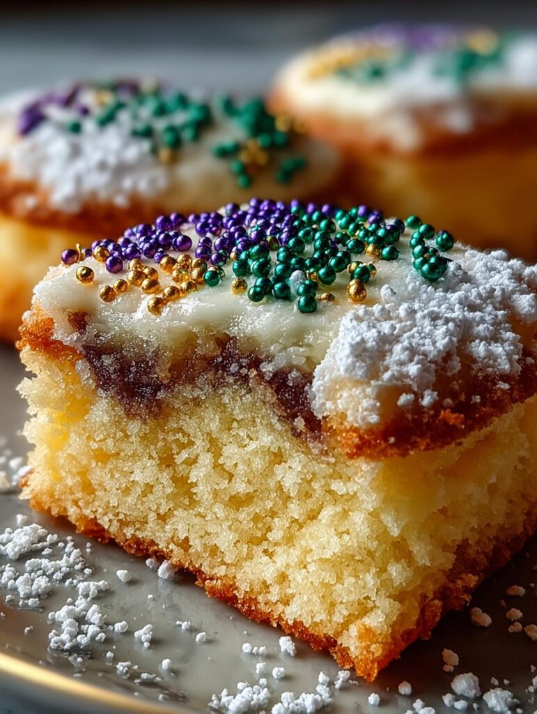 King Cake Sugar Cookie