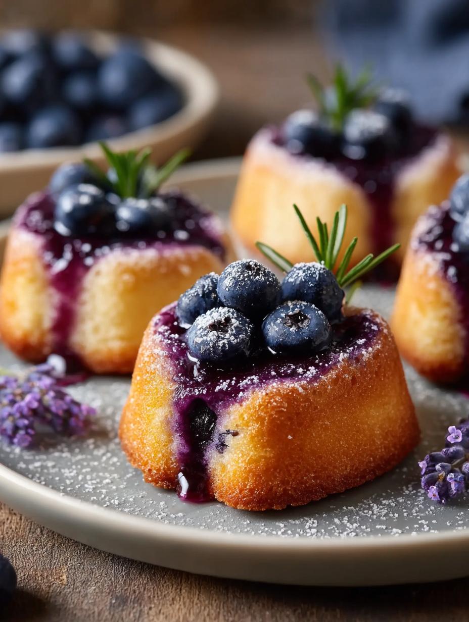 Irresistible Lavender Blueberry Tea Cakes Recipe - Lavender Blueberry Tea Cakes - main visual representation