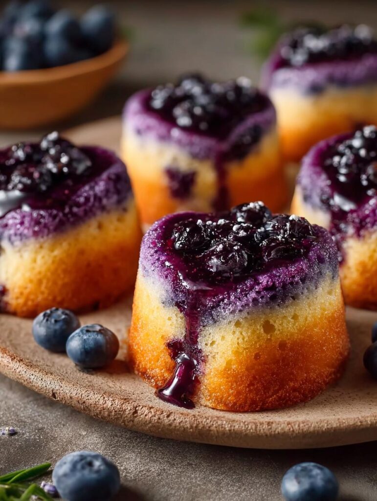 Lavender Blueberry Tea Cakes