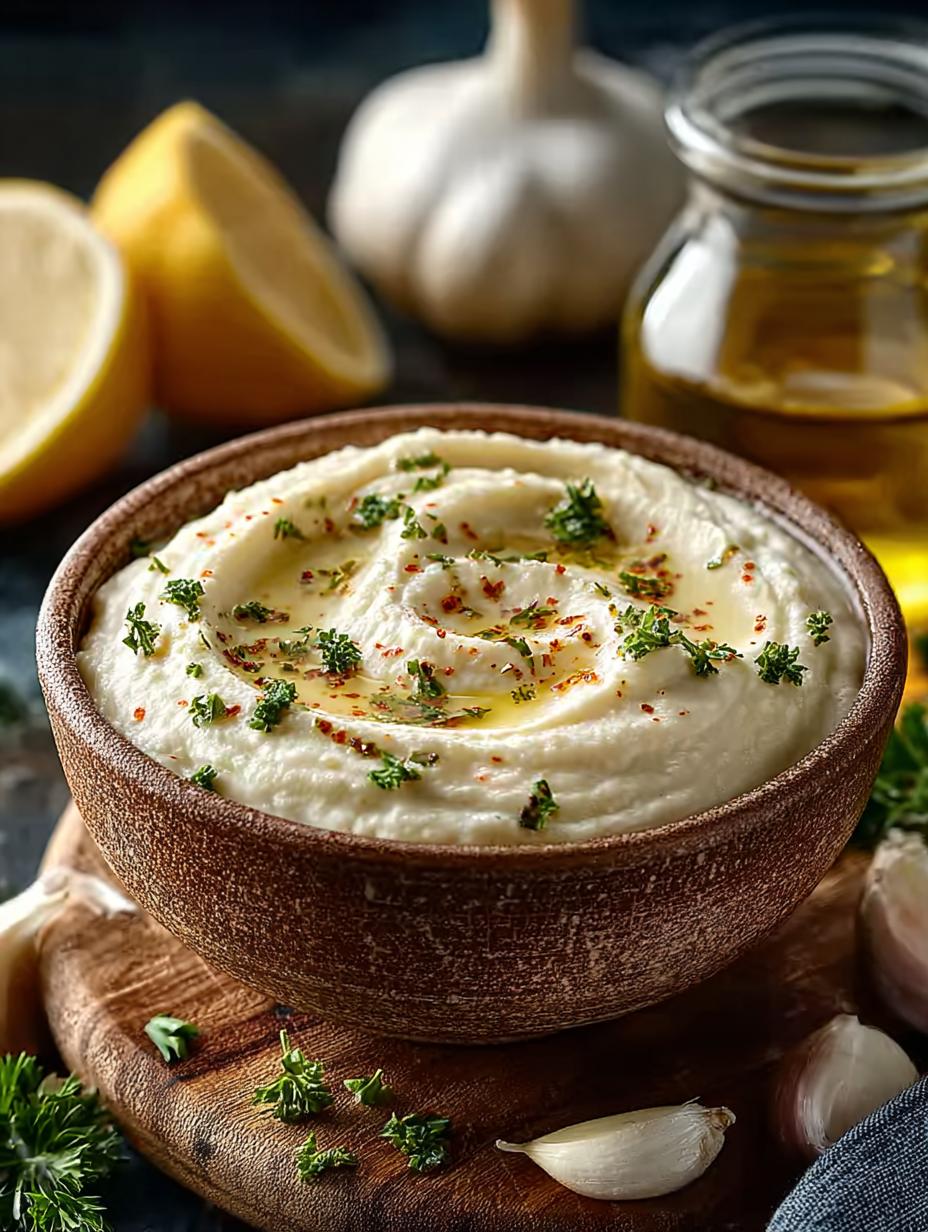 Lebanese Garlic Sauce Toum: 5 Irresistible Secrets 5 Irresistible Lebanese Garlic Sauce Toum in a bowl ready to serve