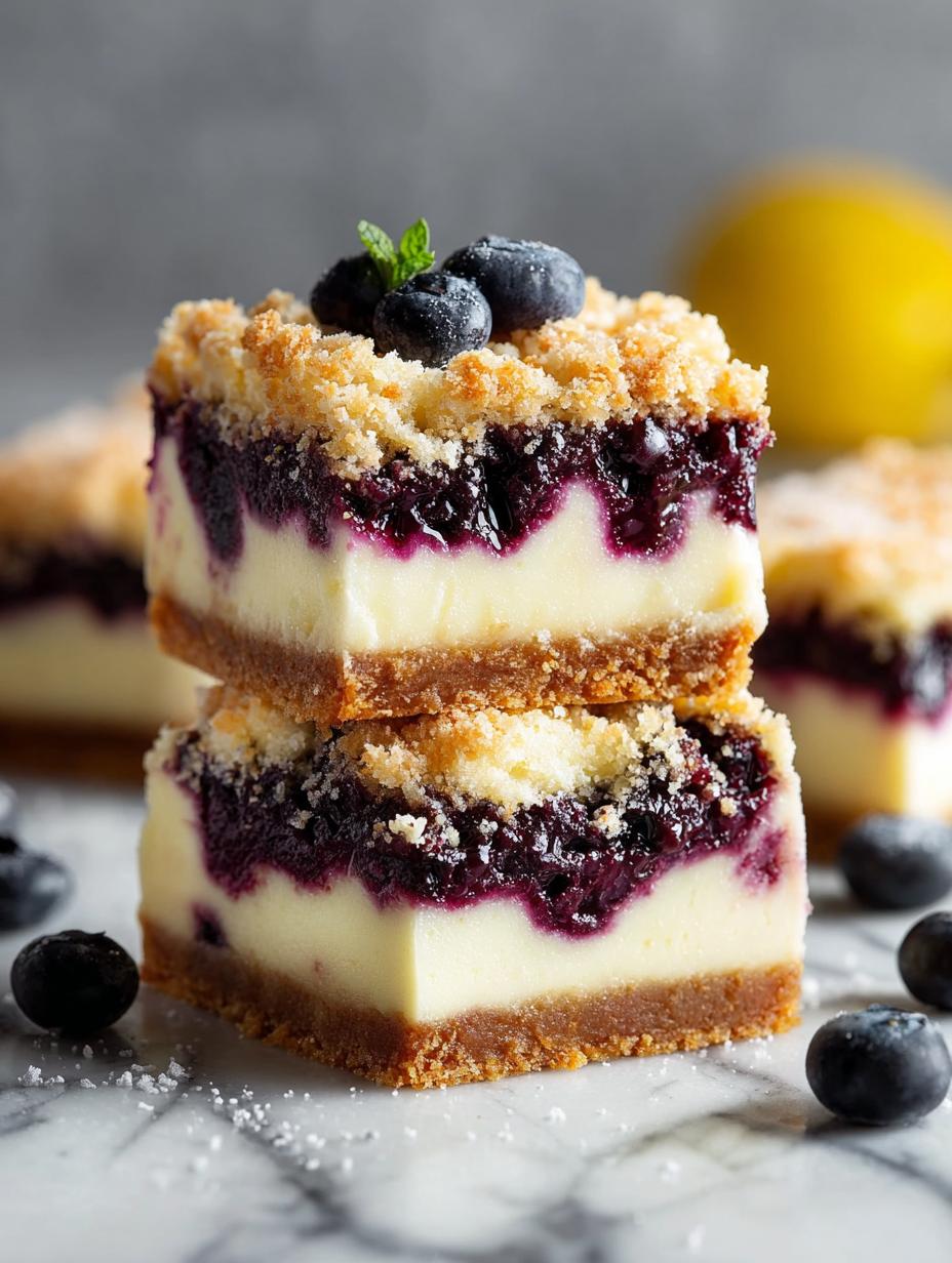 Lemon Blueberry Cheesecake Bars: 16 Irresistible Delights 5 Lemon Blueberry Cheesecake Bars: 16 Irresistible Delights - Lemon Blueberry Cheesecake Bars - main visual representation