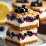 Lemon Blueberry Cheesecake Bars