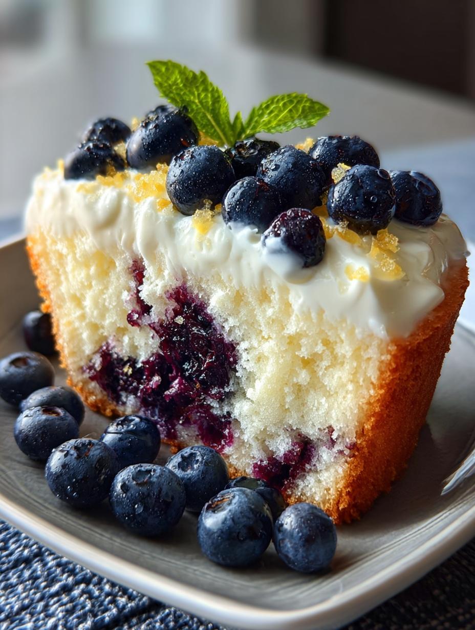 Delicious Lemon Blueberry Yogurt Snack Cake Recipe 6 Delicious Lemon Blueberry Yogurt Snack Cake Recipe - Lemon Blueberry Yogurt Snack - additional detail