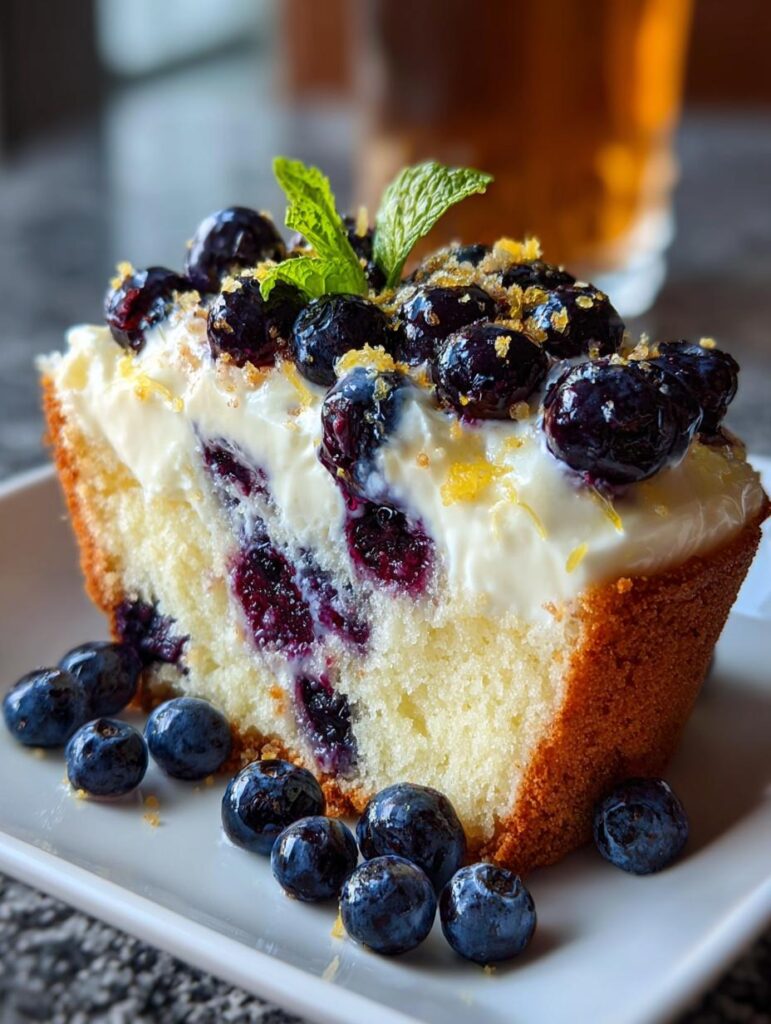 Lemon Blueberry Yogurt Snack