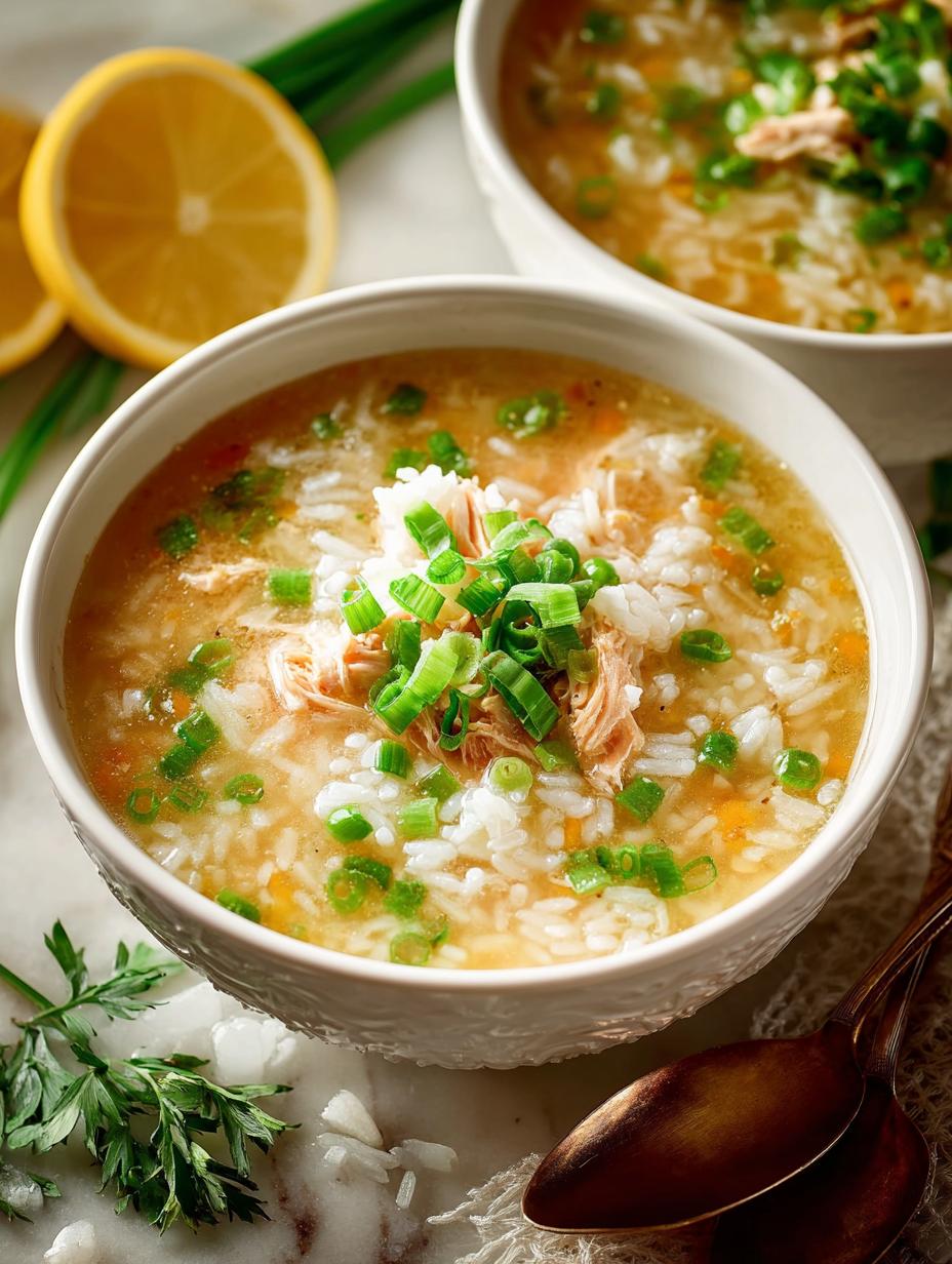 Lemon Chicken Rice Soup: 5 Comforting Benefits You’ll Love - Lemon Chicken Rice Soup - additional detail