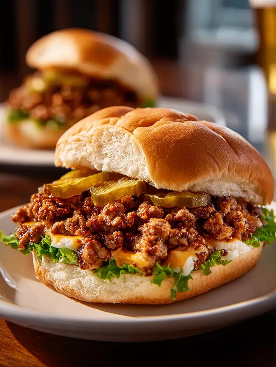 Loose Meat Tavern Sandwiches