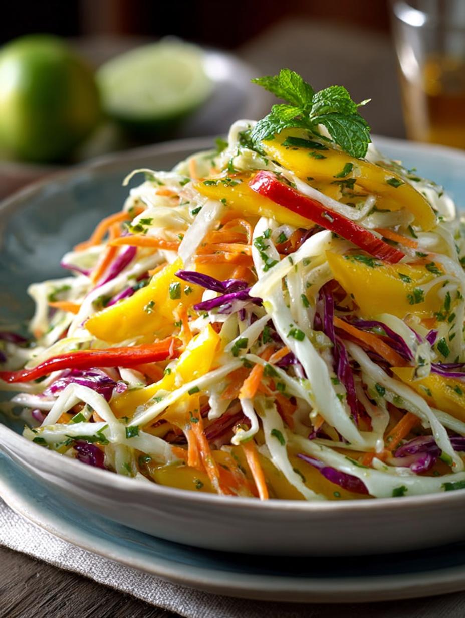 Mango Slaw: 5 Reasons to Love This Vibrant Side Dish - Mango Slaw - main visual representation