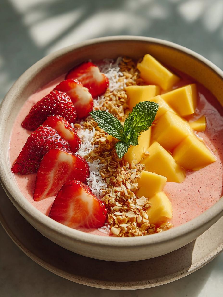 Mango Strawberry Smoothie Bowl: 7 Delicious Variations - Mango Strawberry Smoothie Bowl - main visual representation