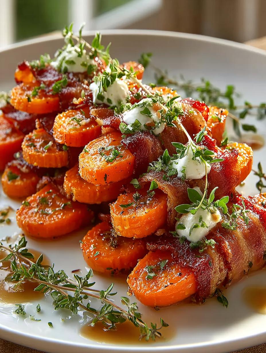 Maple Bacon Carrots