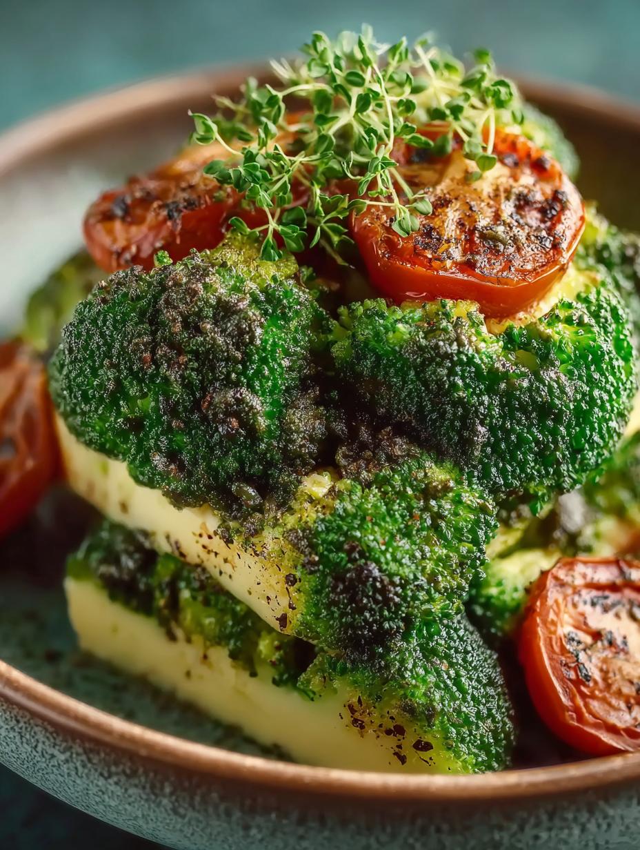 Irresistible Marry Broccoli dish with melted cheese and fresh ingredients