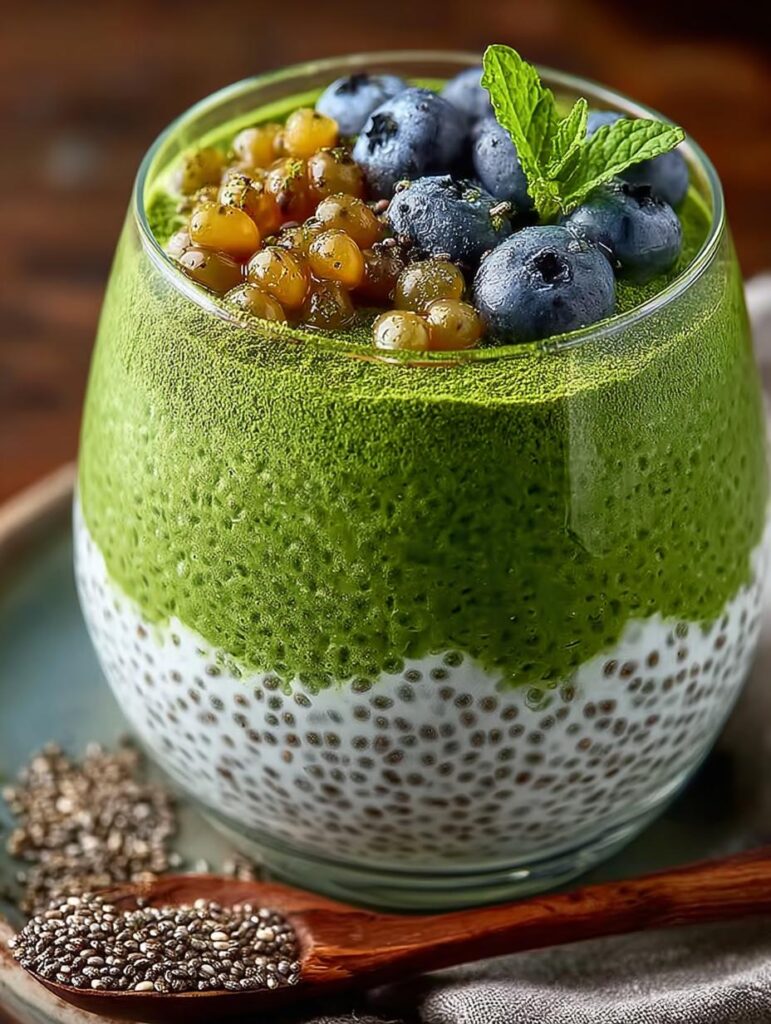 Matcha Chia Pudding