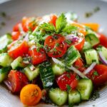 Mediterranean Salad with Cucumber