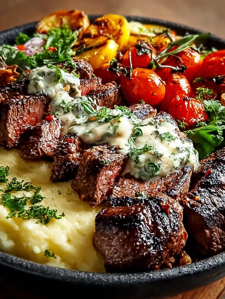 Mediterranean Steak Bowls