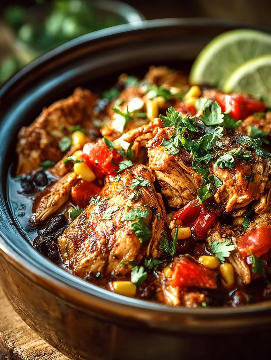 Easy Mexican Chicken Crock Pot: 6 Flavorful Steps 5 Easy Mexican Chicken Crock Pot: 6 Flavorful Steps - Mexican Chicken Crock Pot - main visual representation