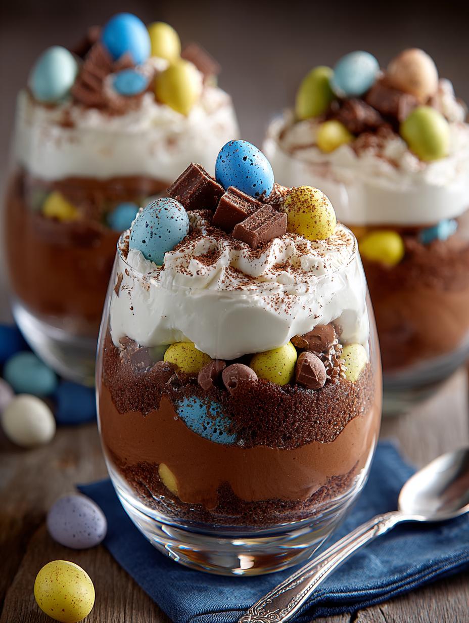 Mini Chocolate Easter Trifles: 6 Indulgent Layers 5 Mini Chocolate Easter Trifles: 6 Indulgent Layers - Mini Chocolate Easter Trifles - main visual representation