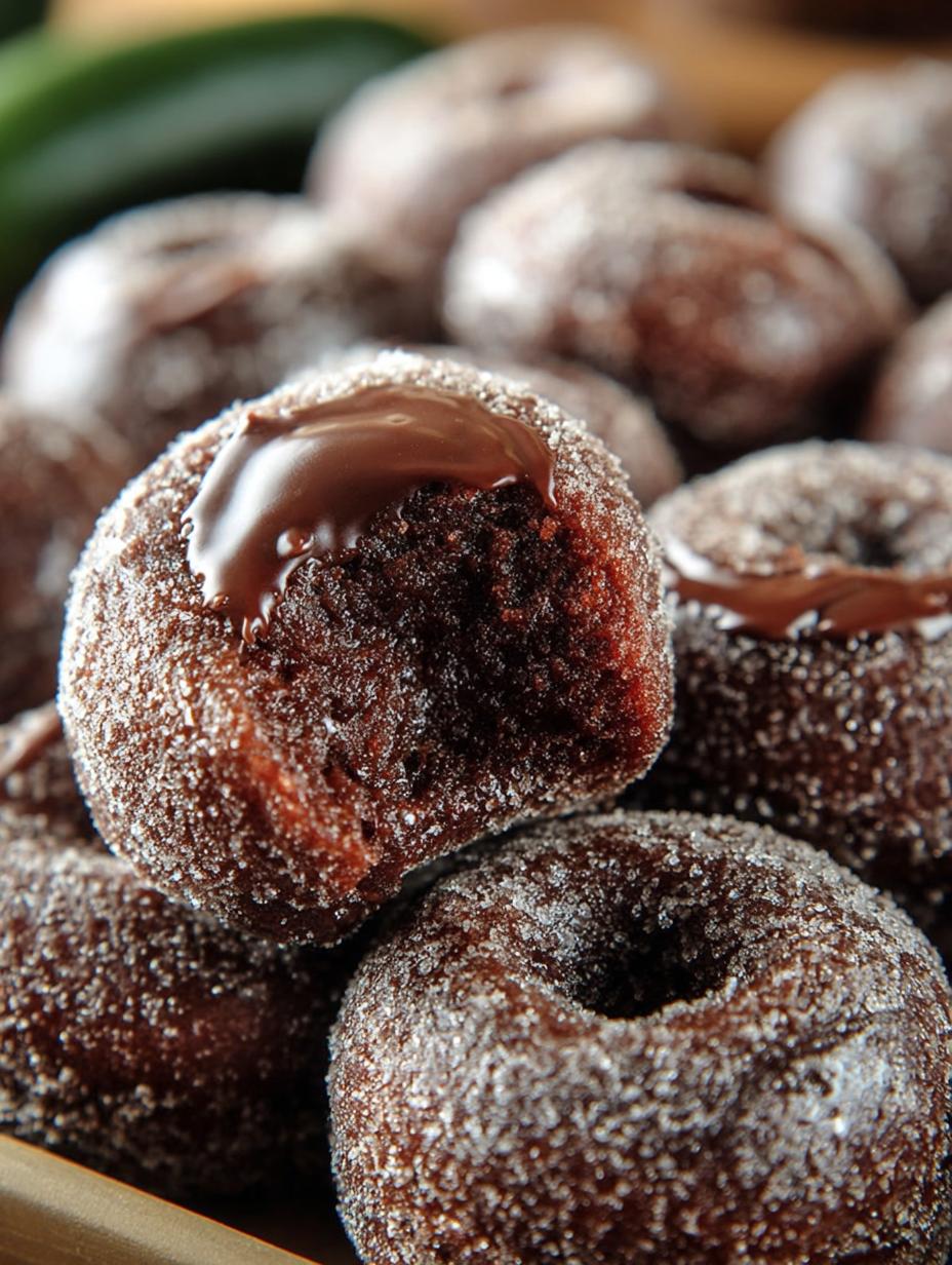 Mini Chocolate Zucchini Donut