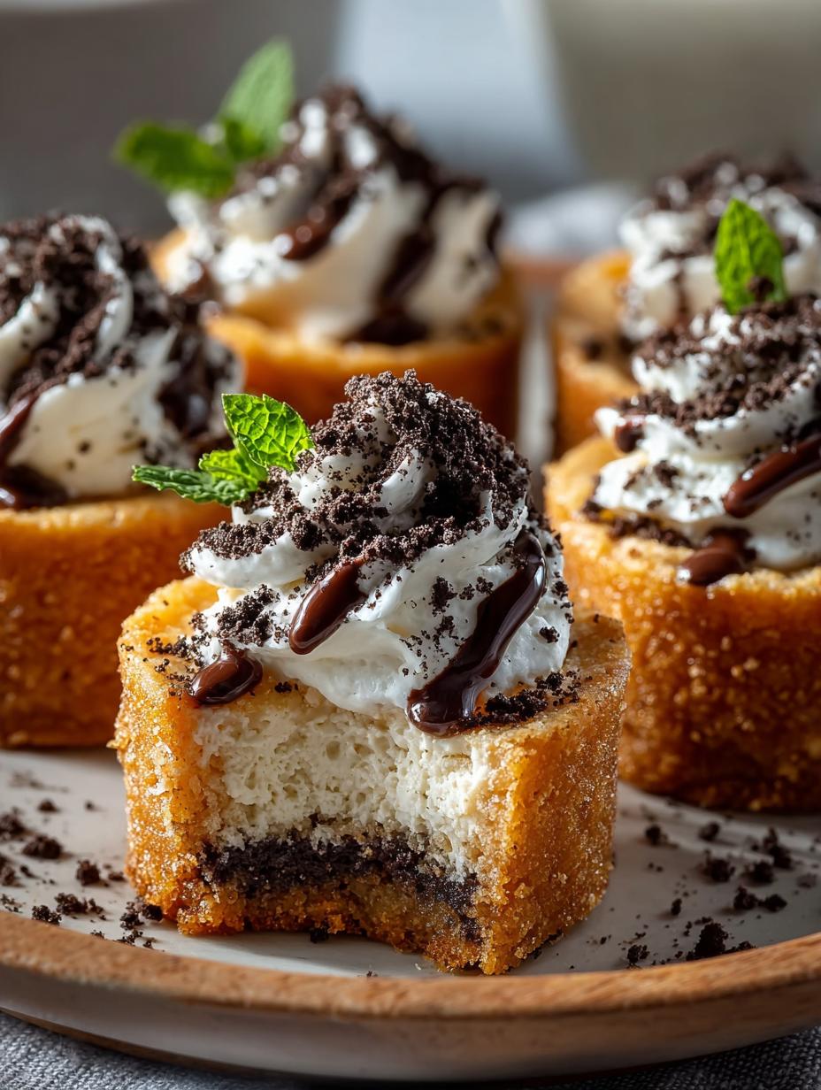 Mini Cookie Cheesecake Cups: 12 Delicious Treats to Savor - Mini Cookie Cheesecake Cups - additional detail