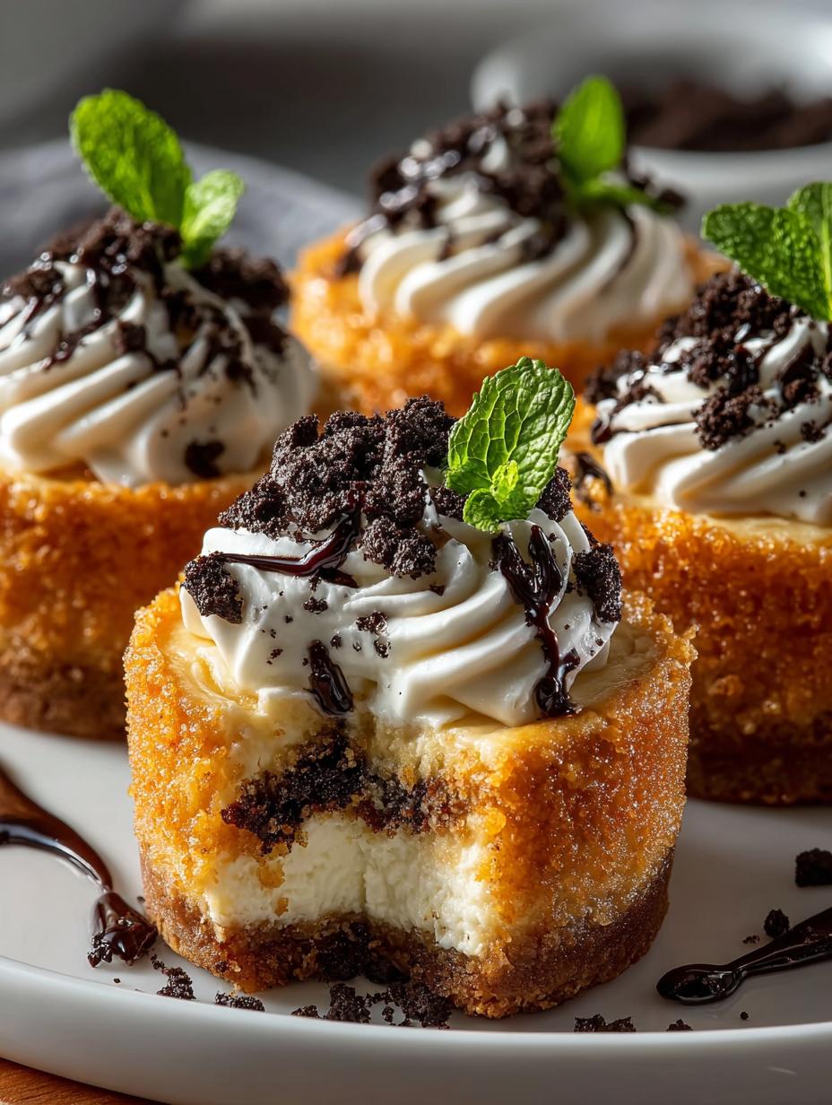Mini Cookie Cheesecake Cups