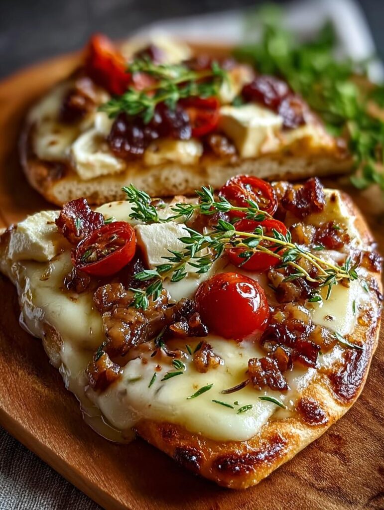 Mini Pizza with Brie