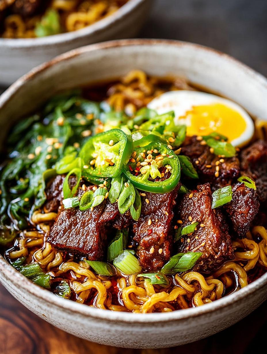 Mongolian Beef Ramen: 7 Irresistible Flavors to Savor - Mongolian Beef Ramen - additional detail