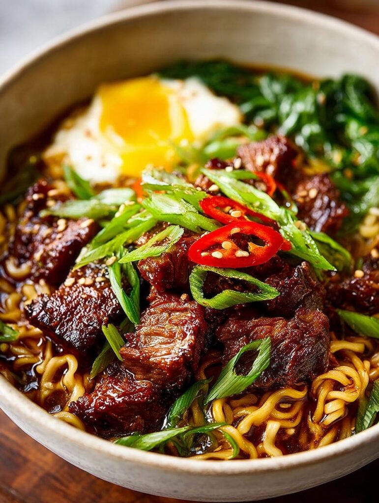Mongolian Beef Ramen