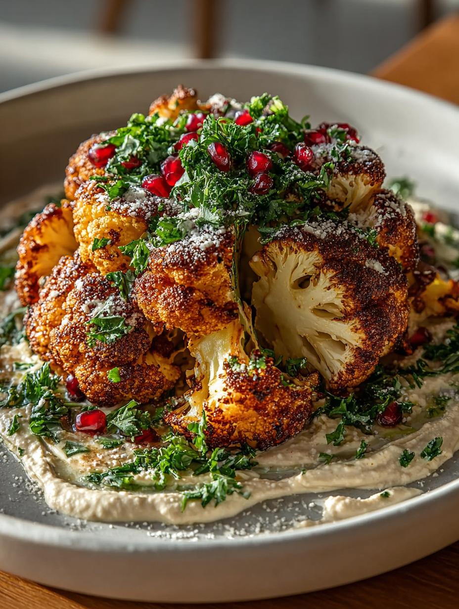 Moroccan Cauliflower with Tahini