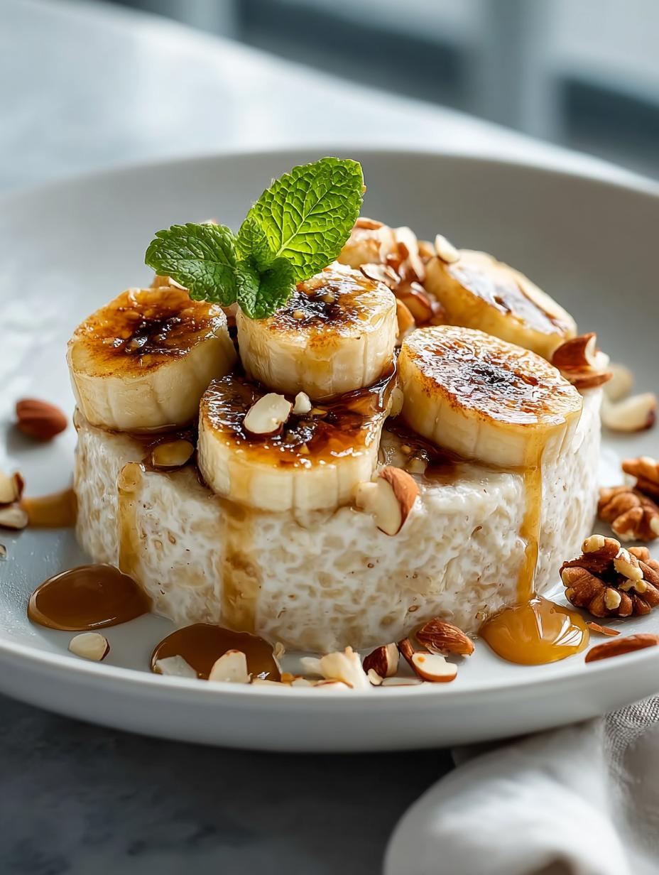 Delicious New Orleans Style Bananas Foster Oatmeal - New Orleans Style Bananas - additional detail