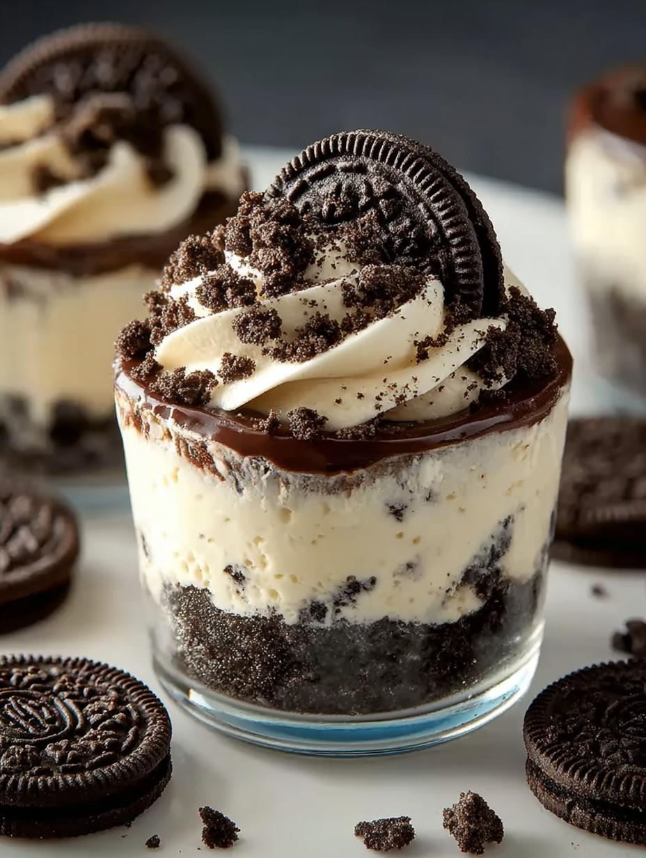 Irresistible Oreo Bake Cheesecake Cups layered with creamy filling and crushed Oreos