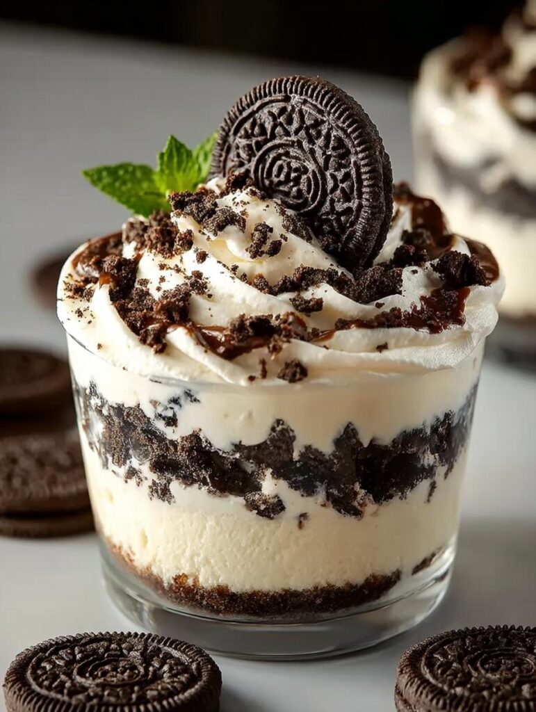 Oreo Bake Cheesecake Cups