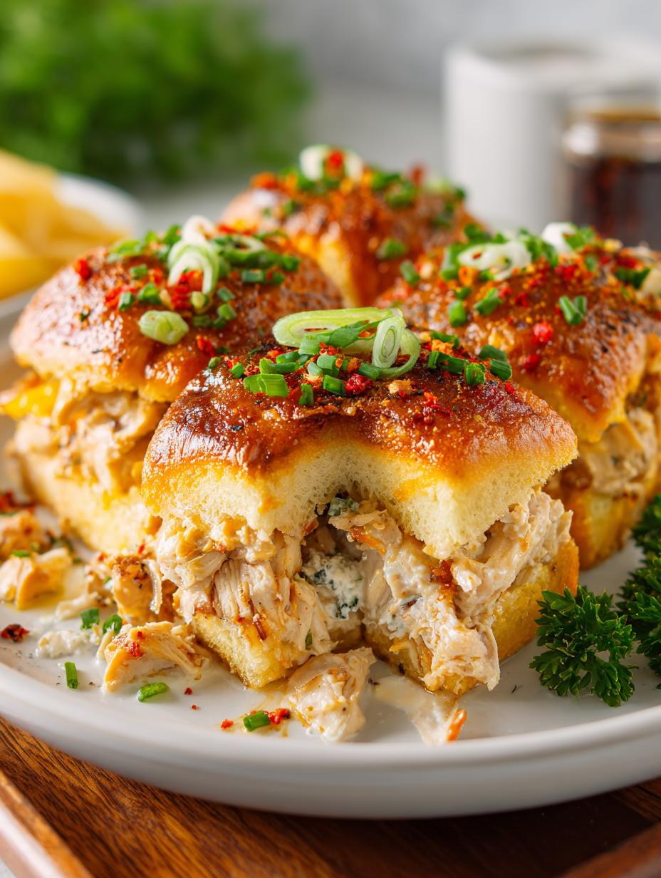 Oven Baked Crack Chicken: 12 Cheesy Sliders to Love - Oven Baked Crack Chicken - additional detail