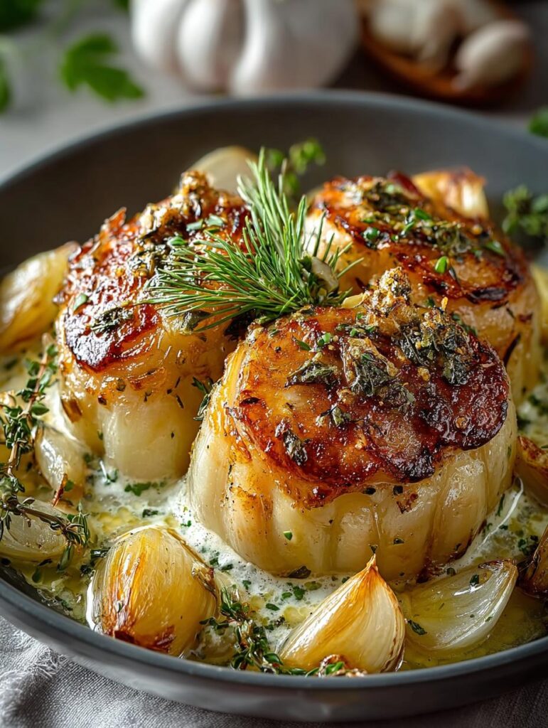 Oven Roasted French Garlic