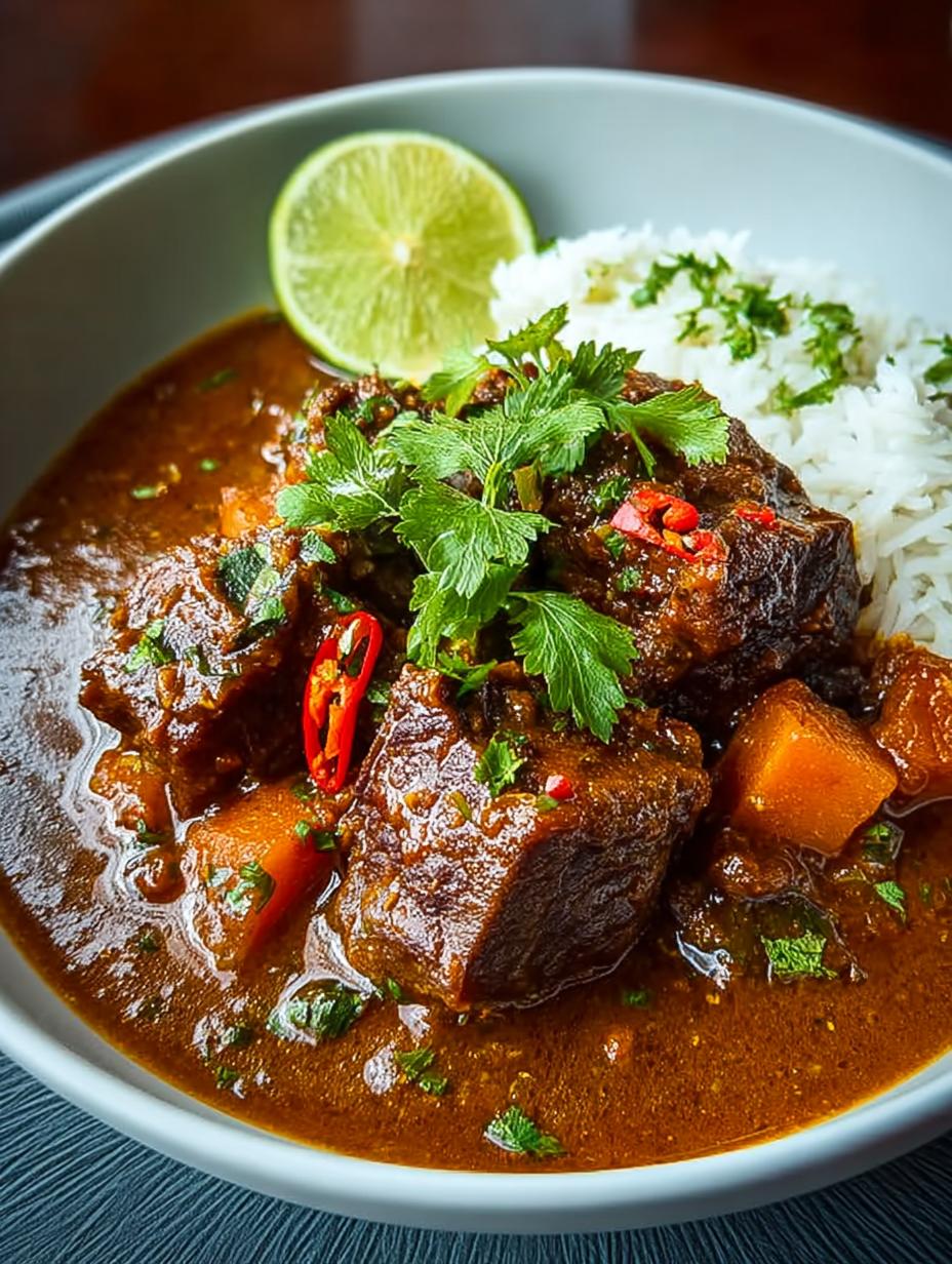 Oxtail Mulligatawny: 5 Reasons to Love This Hearty Soup 6 Oxtail Mulligatawny: 5 Reasons to Love This Hearty Soup - Oxtail Mulligatawny - additional detail