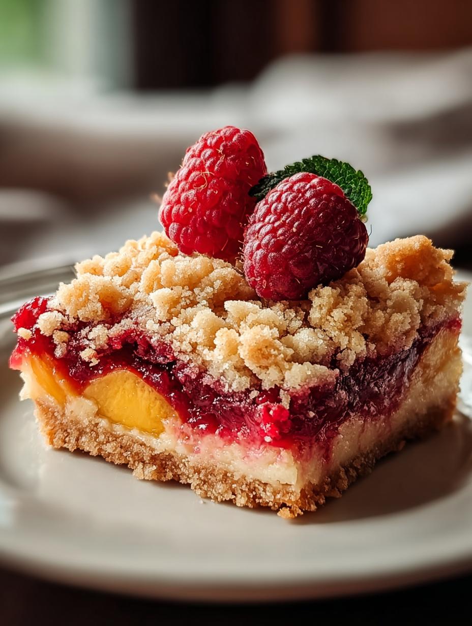 Delicious Peach Raspberry Crumble Bars Recipe to Savor 5 Delicious Peach Raspberry Crumble Bars Recipe to Savor - Peach Raspberry Crumble Bars - main visual representation